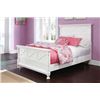 Image 1 : NEW ASHLEY SIGNATURE QUEENSIZE WHITE CONTEMPORARY PANEL BEDFRAME RETAIL $1199