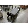 Image 4 : NEW ASHLEY SIGNATURE CARVED CONTEMPORARY LEATHER SEAT BENCH RETAIL $1399