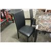 Image 3 : NEW MARBLE LOOK DINING TABLE AND 4 CHAIRS, RETAIL $799