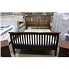 Image 5 : ASHLEY QUEENSIZE MISSION STYLE BEDFRAME AND 2 MATCHING 3 DRAWER NIGHSTANDS, RETAIL $2199, SOLID WOOD