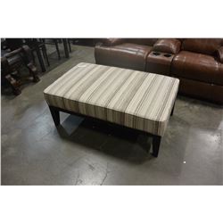 NEW ASHLEY SIGNATURE ULPHOSTERED WIDE OTTOMAN RETAIL $799