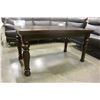 Image 2 : NEW ASHLEY SIGNATURE CONTEMPORARY DARK FINISH TALL COFFEE TABLE RETAIL $699