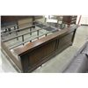 Image 3 : FLOOR MODEL ASHLEY SIGNATURE KINGSIZE DARK FINISH PANEL BEDFRAME RETAIL $2300