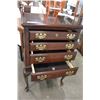 Image 2 : AMERICAN DREW 4 DRAWER QUEEN ANNE CUTLERY CABINET