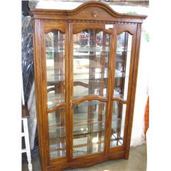 6FT GLASS DISPLAY CABINET