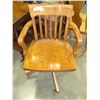 Image 2 : OAK ROLLING OFFICE CHAIR