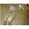 Image 2 : 2 BLACK METAL STANDS