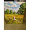 Image 1 : ORIGINAL PAINTING BY OTTO JEGODTKA IN THE MEADOW