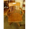 Image 2 : ROLLING WOOD OFFICE CHAIR