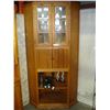 Image 1 : OAK CORNER CABINET