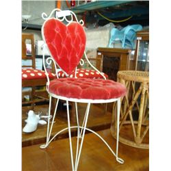 DESIGNER IRON HEART CHAIR