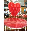 Image 2 : DESIGNER IRON HEART CHAIR