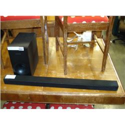 SAMSUNG SOUNDBAR WITH WIRELESS SUB AND BLUETOOTH, RETAIL $349 TESTED
