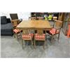 Image 1 : WATERFALL DINING TABLE W/ CHAIRS