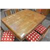 Image 3 : WATERFALL DINING TABLE W/ CHAIRS