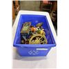 Image 1 : TOTE OF SALT AND PEPPER, AND COLLECTIBLES