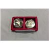 Image 1 : 2 SILVER COAT OF ARMS MEDALS