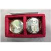 Image 3 : 2 SILVER COAT OF ARMS MEDALS