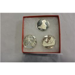 3 SILVER COINS