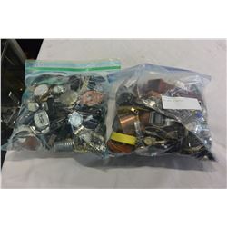 TWO BAGS OF WATCHES