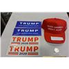 Image 3 : TRUMP HAT STICKERS AND COIN