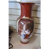 Image 1 : HAND PAINTED VASE SIGNED