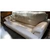 Image 1 : WHITE LEATHER MODERN SOFA
