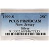 Image 3 : 1999-S SILVER NEW JERSEY QUARTER PCGS PR69 DCAM