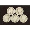 Image 1 : 5 ASSORTED TEEN'S MERCURY DIMES