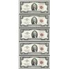 Image 1 : Lot of (5) 1963 $2 Legal Tender Notes