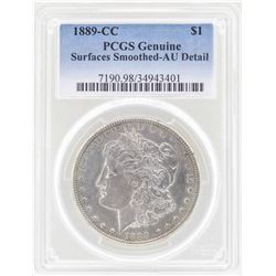 1889-CC $1 Morgan Silver Dollar Coin PCGS AU Details