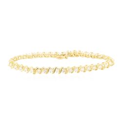6 ctw Diamond Bracelet - 18KT Yellow Gold