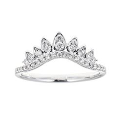 0.26 ctw Diamond Ring - 18KT White Gold