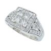 Image 3 : 14KT White Gold 1.55ctw Diamond Ring
