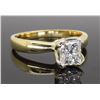 Image 3 : 14KT Two Tone Gold 0.78ct Diamond Ring
