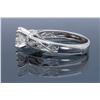 Image 6 : 18KT White Gold 1.37ctw Diamond Ring
