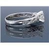 Image 9 : 18KT White Gold 1.37ctw Diamond Ring