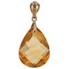Image 2 : 18KT Yellow Gold 9.00ct Citrine Pendant