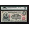 Image 1 : 1902 $5 Philadelphia National Bank Note PMG 25
