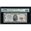 Image 1 : 1929 $5 Waynesboro National Note PMG 66EPQ