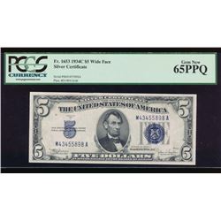 1934C $5 Silver Certificate PCGS 65PPQ