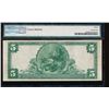 Image 2 : 1902 $5 New York National Bank Note PMG 30