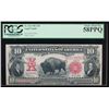 Image 1 : 1901 $10 Bison Legal Tender Note PCGS 58PPQ