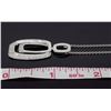 Image 5 : 14KT White Gold 0.625ctw Diamond Pendant with Chain