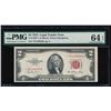 Image 1 : 1953 $2 Legal Tender Star Note PMG 64EPQ