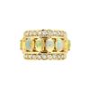 Image 1 : 14KT Yellow Gold 1.85ctw Opal and Diamond Ring