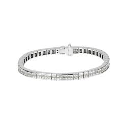 14KT White Gold 7.90ctw Diamond Bracelet