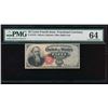 Image 1 : 50 Cent Fourth Issue Fractional Note PMG 64