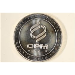 1 TROY OZ .999 FINE SILVER PROOF ROUND OPM