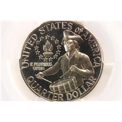 1976-S WASHINGTON QUARTER PCGS PR69 DCAM
